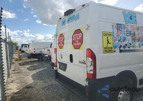 2021 Ram Promaster 2500 2500 High z USA, uszkodzony, nr VIN 3C6LRVDG6ME564652